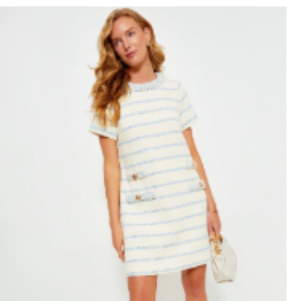 Tuckernuck Blue and White Striped Dress